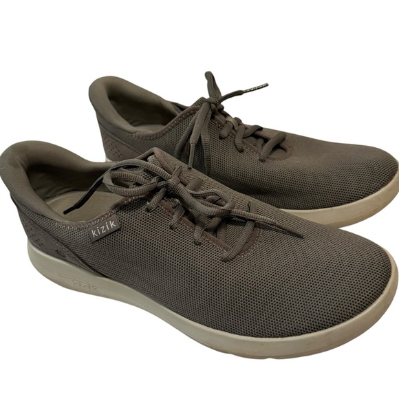 Kizik Madrid comfortable breathable eco knit slip on sneakers 8.5 gray - Picture 1 of 7